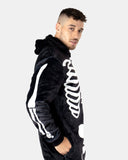 Mens Black Skeleton Fleece Onesie