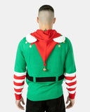Mens Elf Candy Cane Green C - Jumper