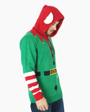 Mens Elf Candy Cane Green C - Jumper