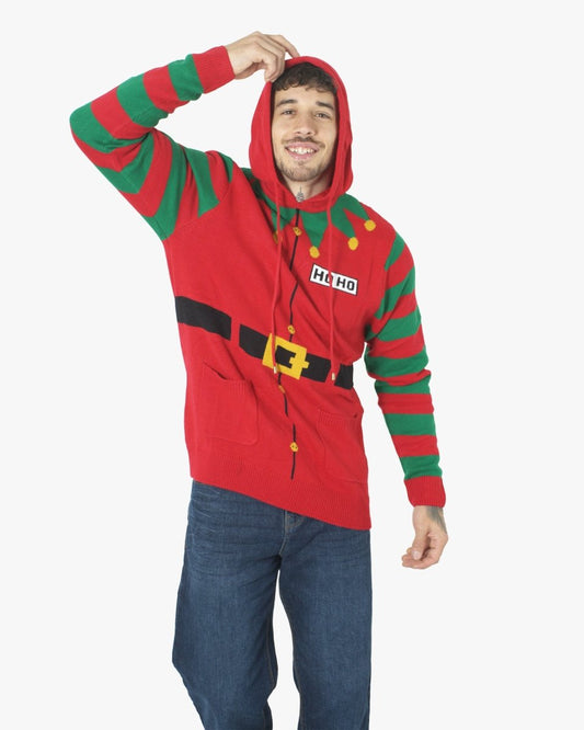 Mens Elf Hoho Red C - Jumper