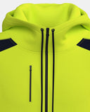 Mens Full Zip Hoodie (Neon Green/Navy 4)