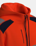 Mens Full Zip Hoodie (Neon Orange/Navy 4)