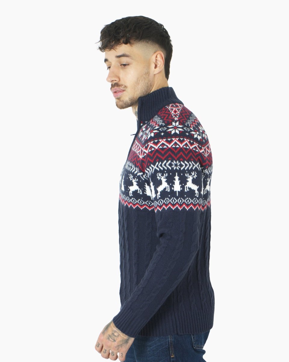 Mens Nordic Style Christmas Jumper
