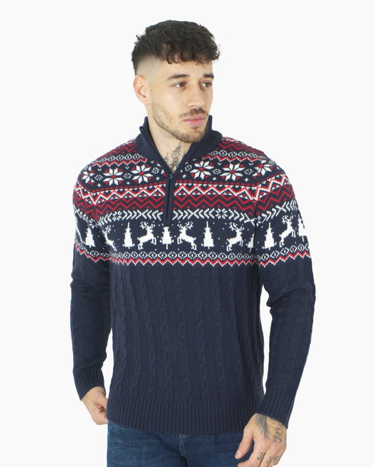 Mens Nordic Style Christmas Jumper