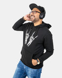 Mens Skeleton Hands Printed Hoodie