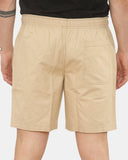 Mens Stone Cargo Shorts Elastic Waist
