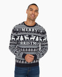 Merry Christmas Navy Festive Jumper
