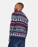 Merry Christmas Navy Festive Jumper