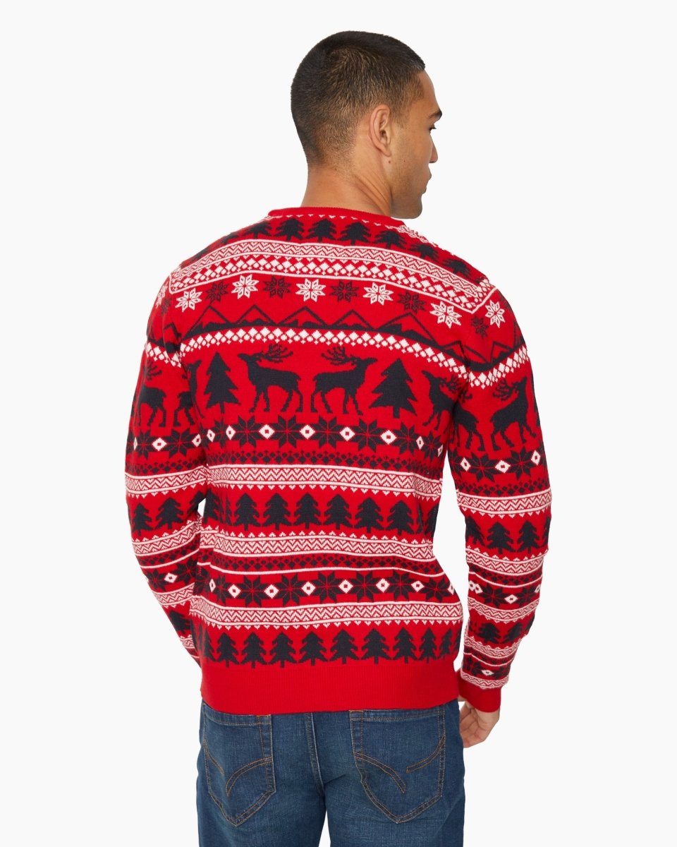 Merry Christmas Red Festive Jumper