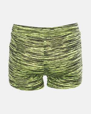 Mint Blurry Pattern Kids Short