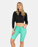 Mint Chino Capri Bengaline Shorts