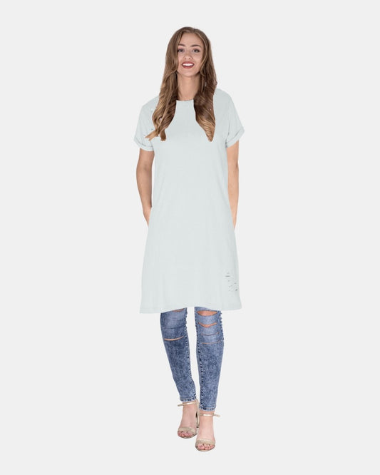 Mint Women's Plain Long T-shirt