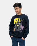 Moon House Printed Navy Sweatshirt