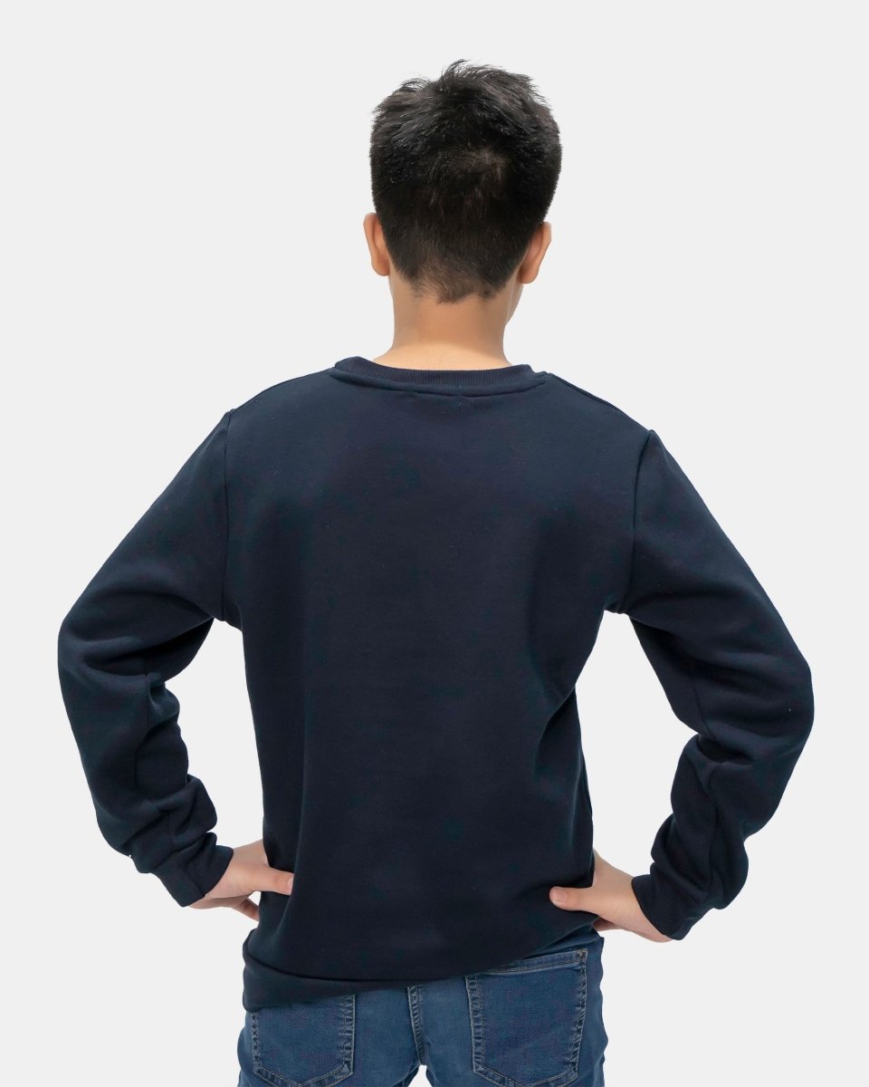 Moon House Printed Navy Sweatshirt