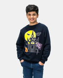 Moon House Printed Navy Sweatshirt