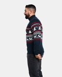 Navy Chunky Knit Christmas Jumper