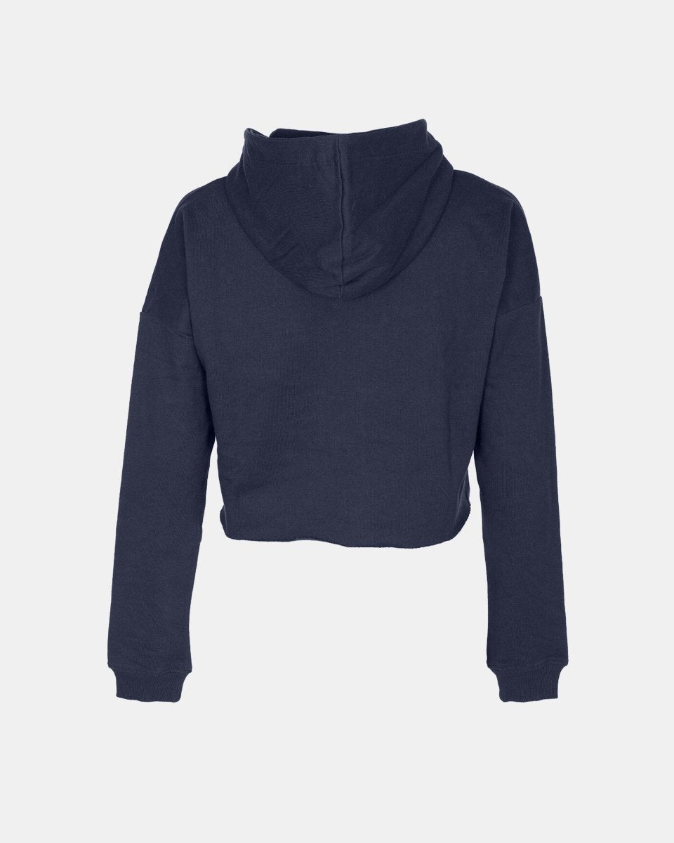 Navy Girl's Long - Sleeve Hoodie