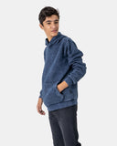 Navy Kids Bleach - Effect Hoodie