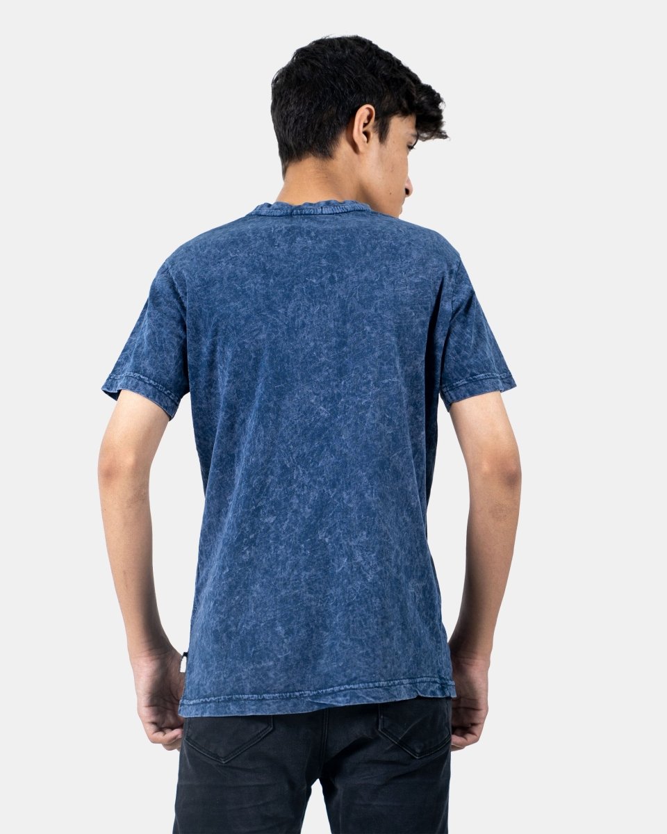 Navy Kids Bleach - Effect T-Shirt