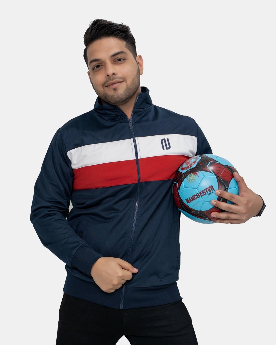 Navy Lightweight Casual Track Jacket