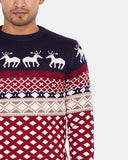 Navy Mens Novelty Knitted Jumpers