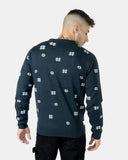 Navy Pub Reindeer Novelty Jumpers