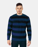 Navy/Denim Blue Crew Neck Long Sleeve Jumper