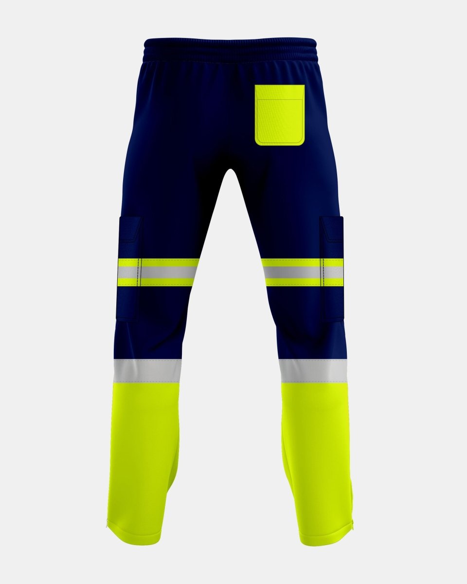 Neon Green/Navy Hi Vis Trousers - 1