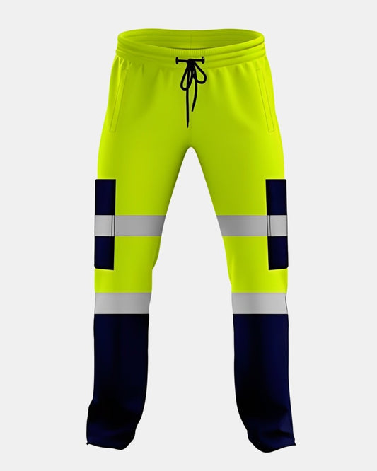 Neon Green/Navy Hi Vis Trousers - 3