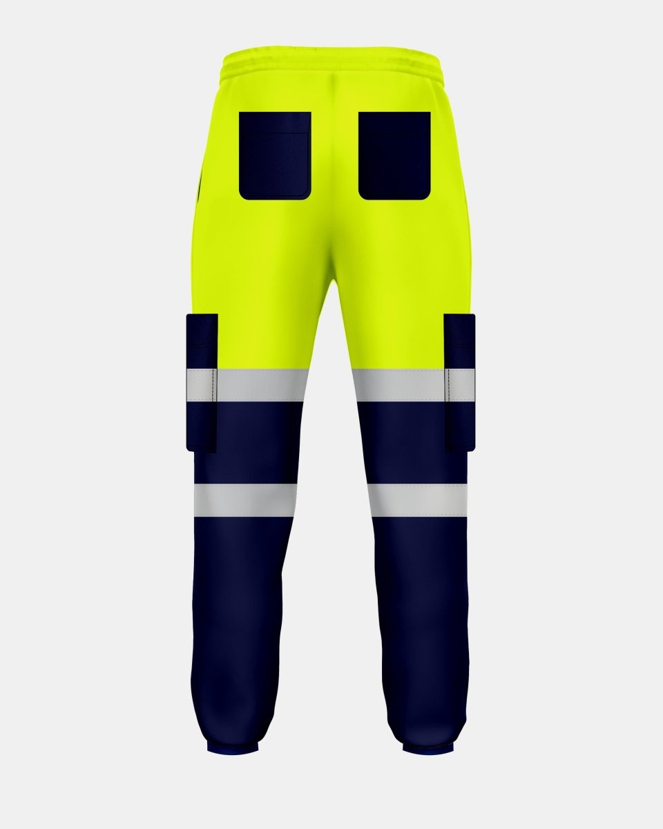 Neon Green/Navy Hi Vis Trousers - 4