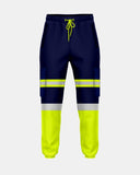 Neon Green/Navy Hi Vis Trousers - 5