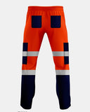 Neon Orange/Navy Hi Vis Trousers - 3