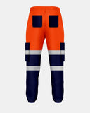 Neon Orange/Navy Hi Vis Trousers - 4
