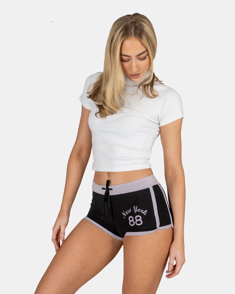 NY88 Black - Light - Brown Summer Shorts