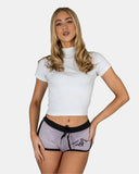 NY88 Sliver - Grey - Black Summer Shorts