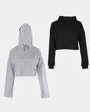 Pack of 2: Black/Grey Girl's Hoodie