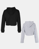 Pack of 2: Black/Grey Girl's Hoodie