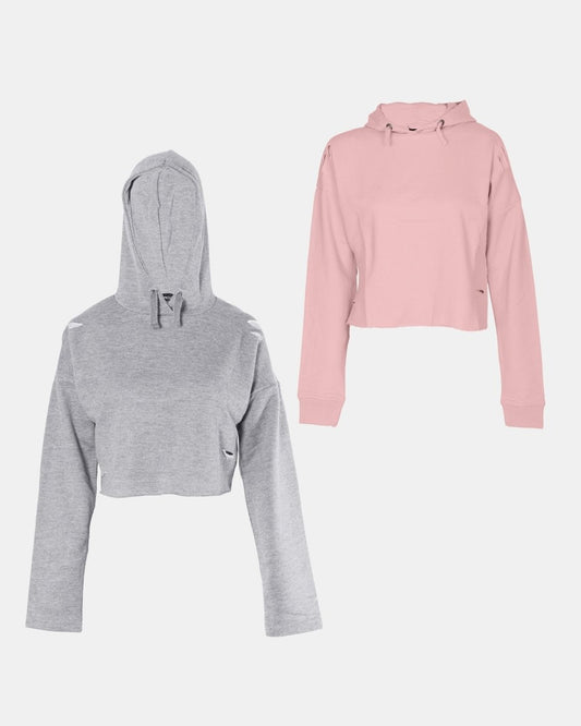 Pack of 2: Grey/S - pink Girl's Hoodie - Noroze
