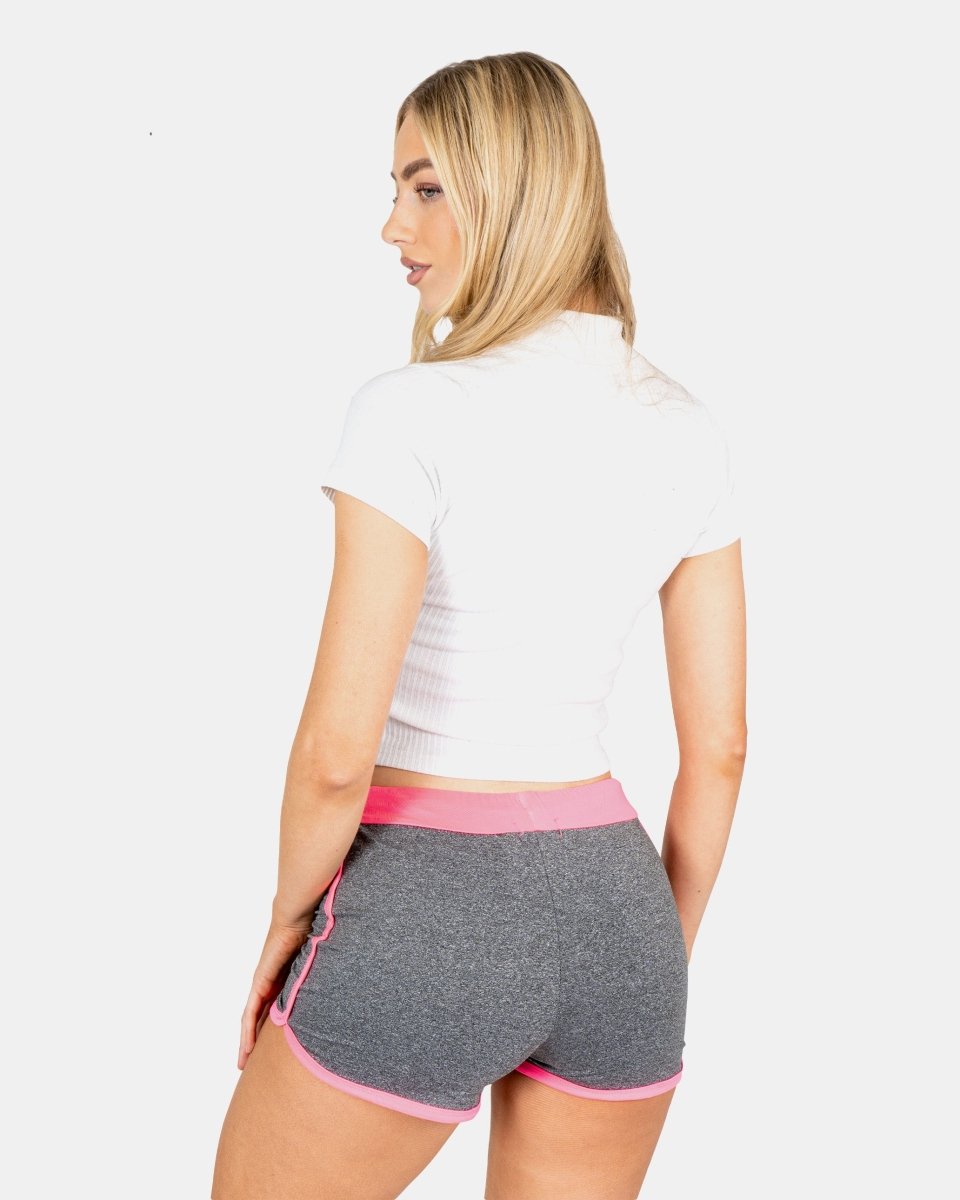 Pink Gym Fleck Summer Shorts