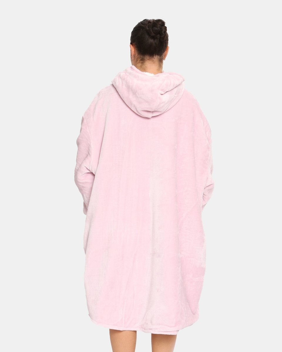Pink Women's Sherpa Lining Hoodie
