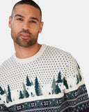 Polar Navy/Grey Festive Jumper