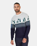 Polar Navy/Grey Festive Jumper