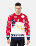 Red Ho Ho Santa Printed Jumper