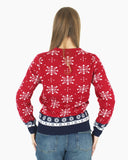 Red HoHo Santa Printed Jumper