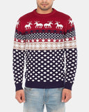 Red Mens Novelty Knitted Jumpers