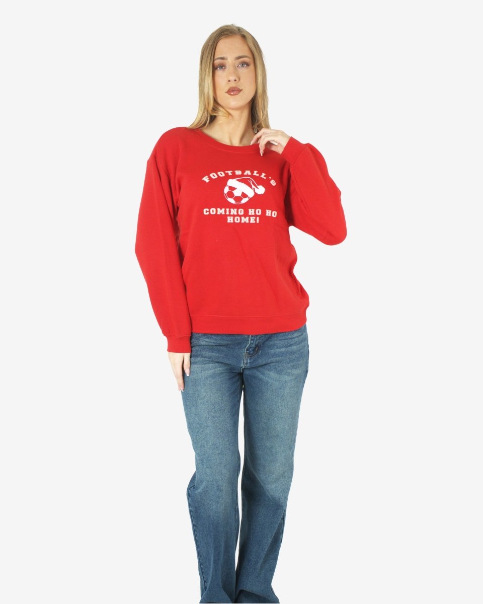 Red Women Football's Christmas Jumpers