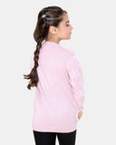 Reindeer Pink Girls Christmas Jumper