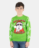 Rocking Green Kids Christmas Jumpers