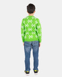 Rocking Green Kids Christmas Jumpers