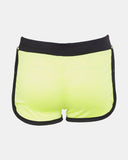 Rose Print - Lime Camouflage Summer Shorts